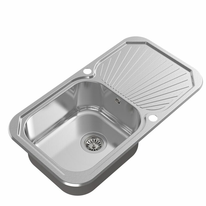 Oulin OL-307 Кухонная мойка из нержавеющей стали, сатин