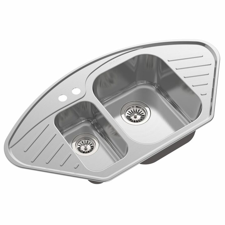 Oulin OL-310 Кухонная мойка из нержавеющей стали, сатин