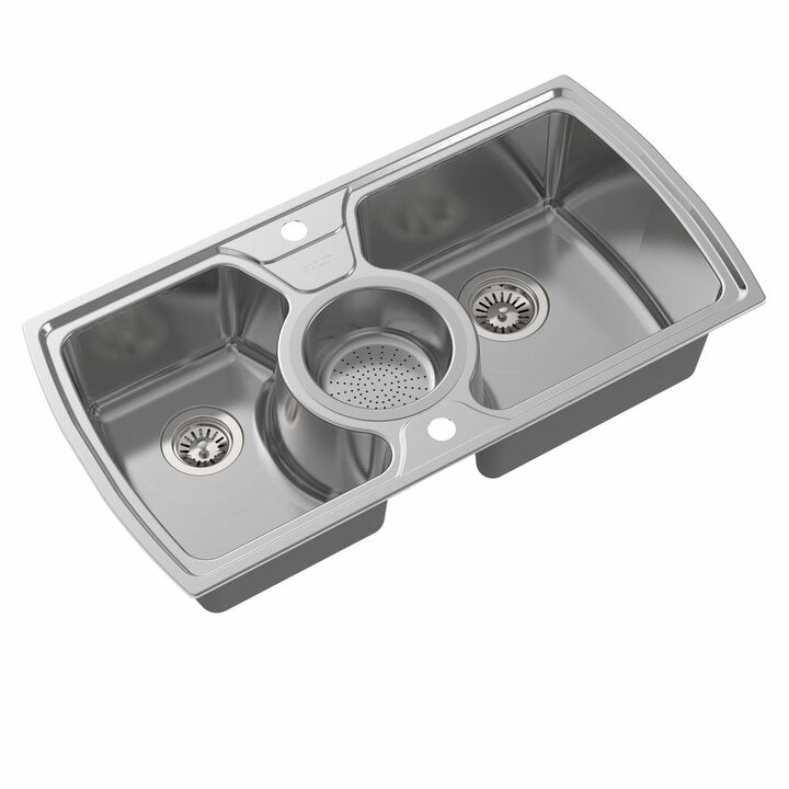 Oulin OL-321 Кухонная мойка из нержавеющей стали, сатин
