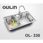 Oulin OL-330 Кухонная мойка из нержавеющей стали, сатин