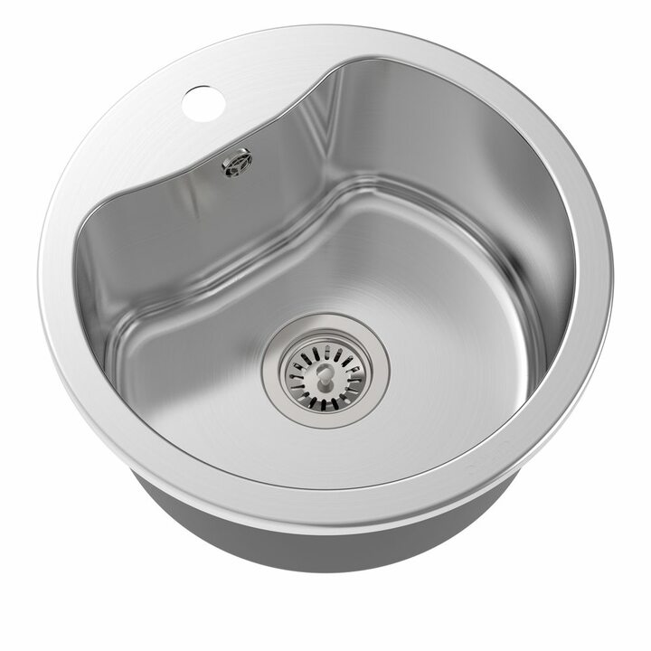 Oulin OL-357 Кухонная мойка из нержавеющей стали, сатин