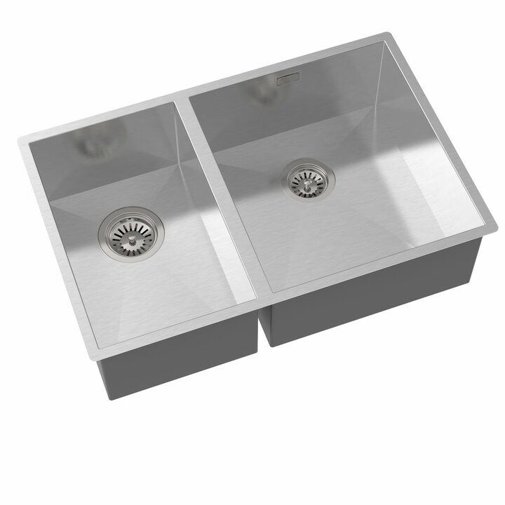 Oulin OL-F202 Кухонная мойка из нержавеющей стали, сатин