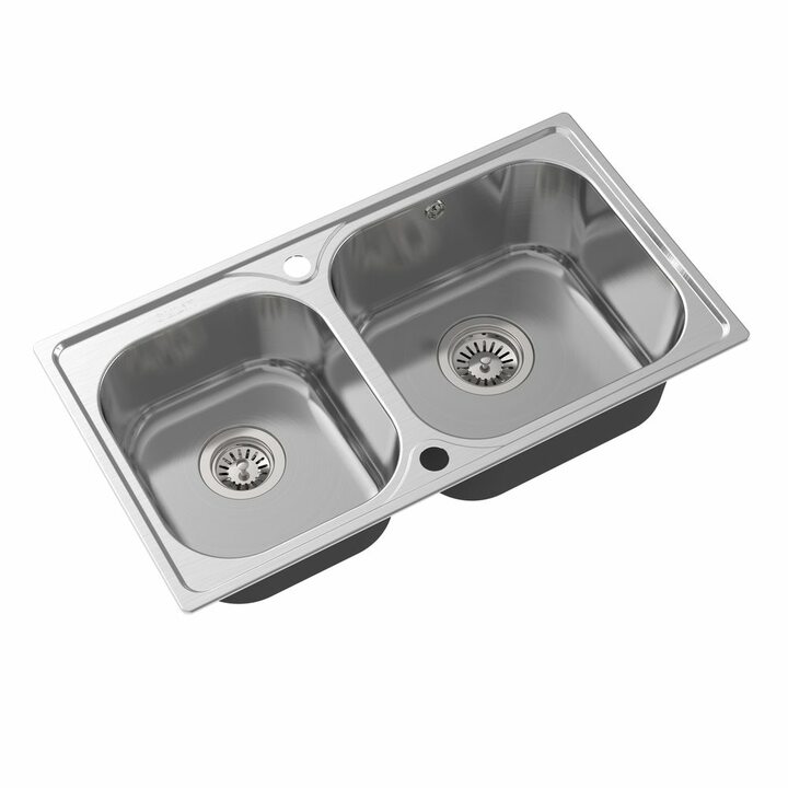 Oulin OL-H9819 Кухонная мойка из нержавеющей стали, сатин