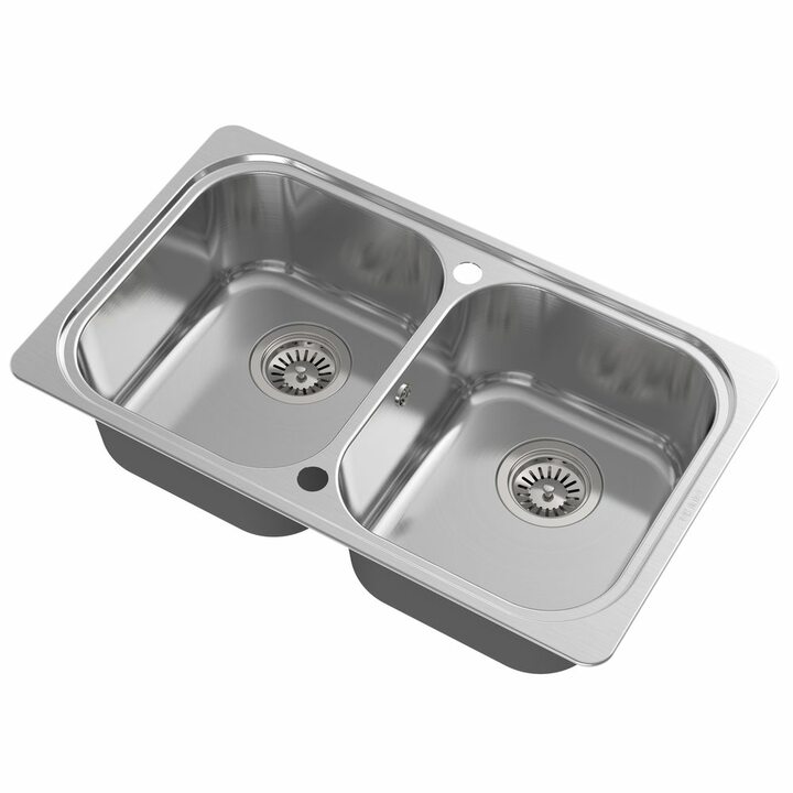 Oulin OL-S8905 Кухонная мойка из нержавеющей стали, сатин