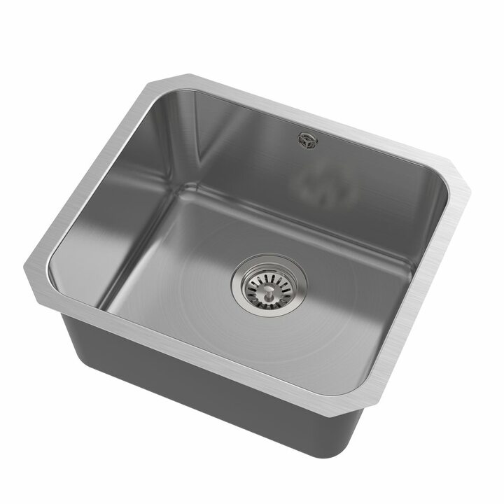 Oulin OL-U104 Кухонная мойка из нержавеющей стали, сатин