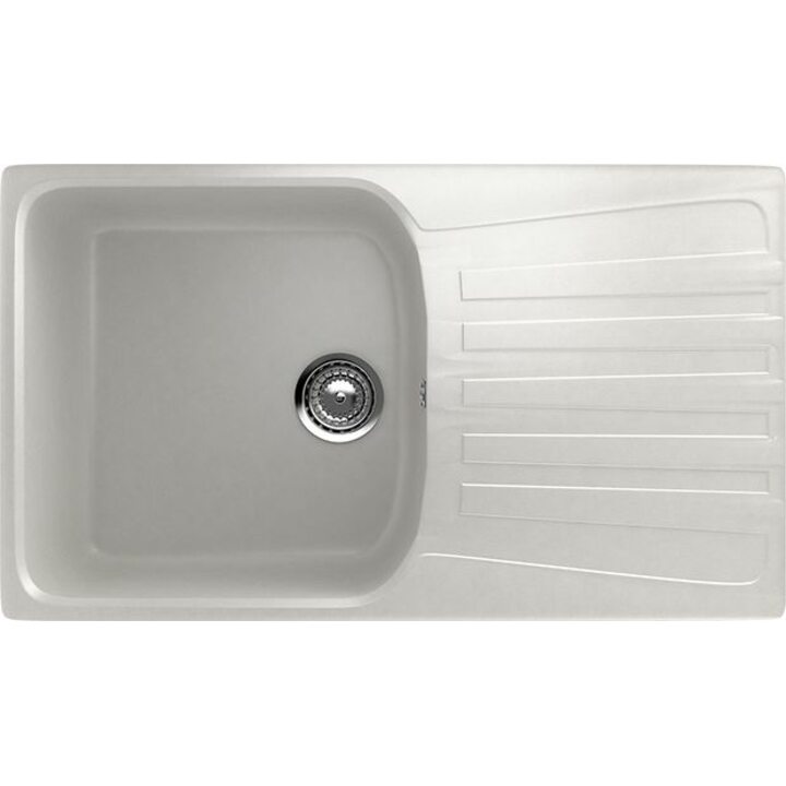 ULGRAN U-203 Кухонная мойка из искусственного камня, 341 Ультра-белый