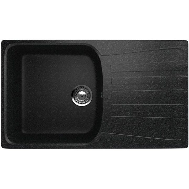 ULGRAN U-203 Кухонная мойка из искусственного камня, 308 Черный