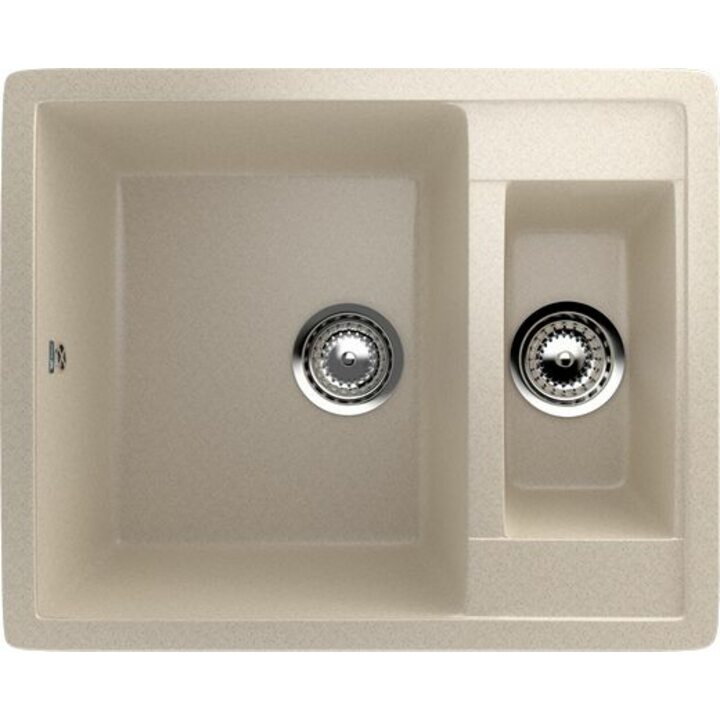 ULGRAN U-106 Кухонная мойка из искусственного камня, 328 Бежевый