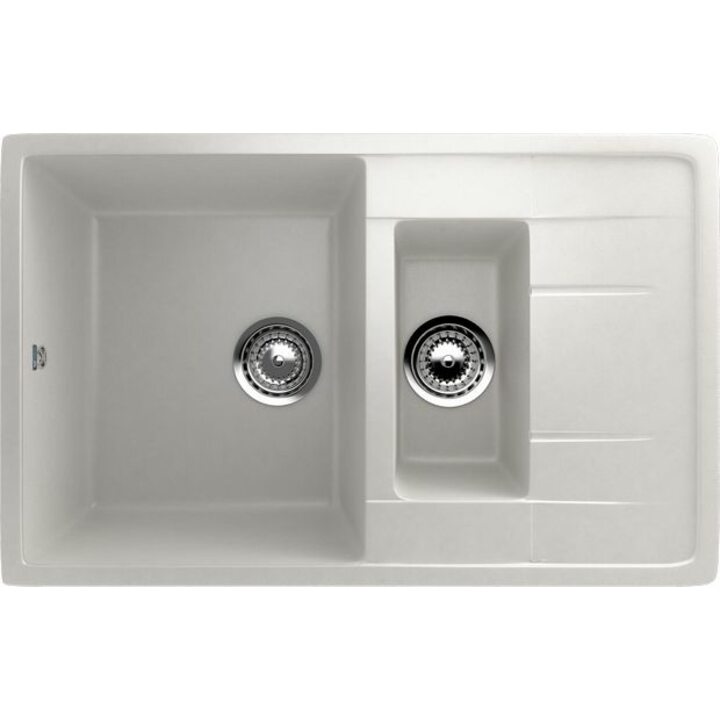 ULGRAN U-205 Кухонная мойка из искусственного камня, 341 Ультра-белый