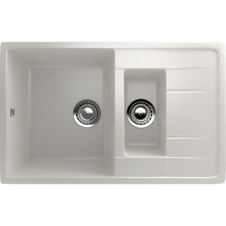 ULGRAN U-205 Кухонная мойка из искусственного камня, 331 Белый
