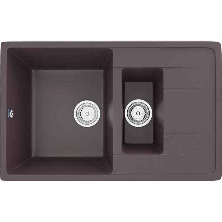 ULGRAN U-205 Кухонная мойка из искусственного камня, 345 Шоколад