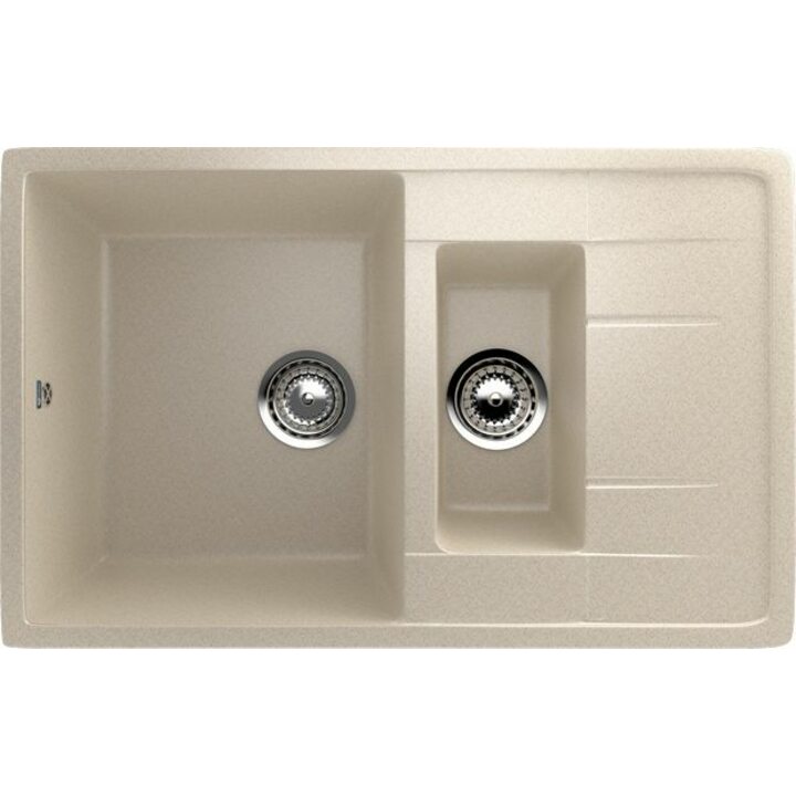 ULGRAN U-205 Кухонная мойка из искусственного камня, 328 Бежевый