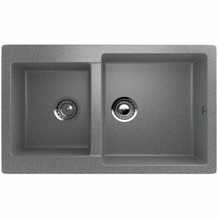 ULGRAN U-505 Кухонная мойка из искусственного камня, 309 Темно-серый
