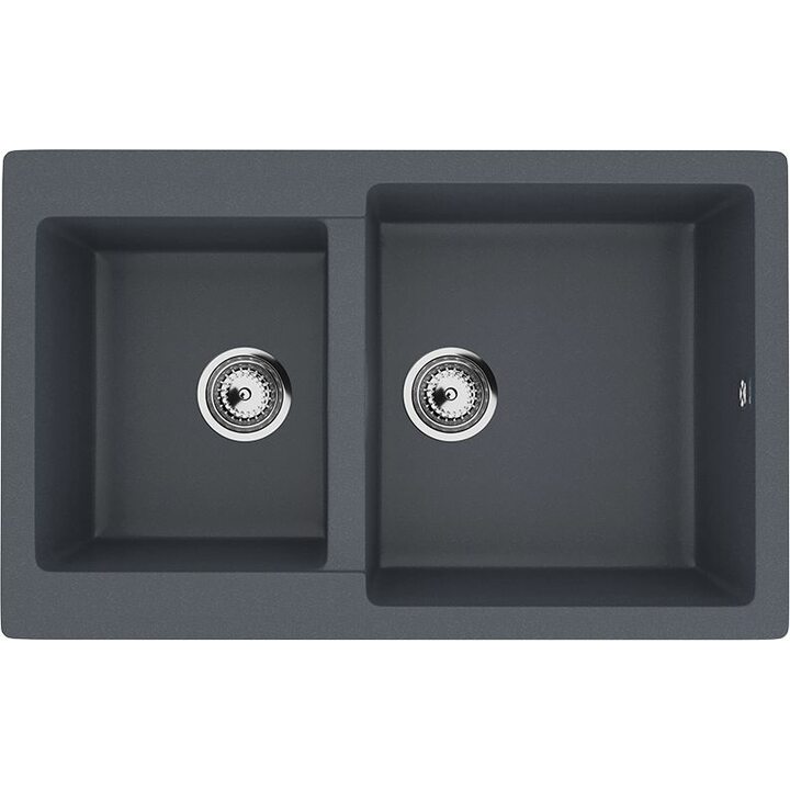 ULGRAN U-505 Кухонная мойка из искусственного камня, 343 Антрацит