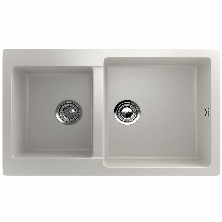 ULGRAN U-505 Кухонная мойка из искусственного камня, 331 Белый