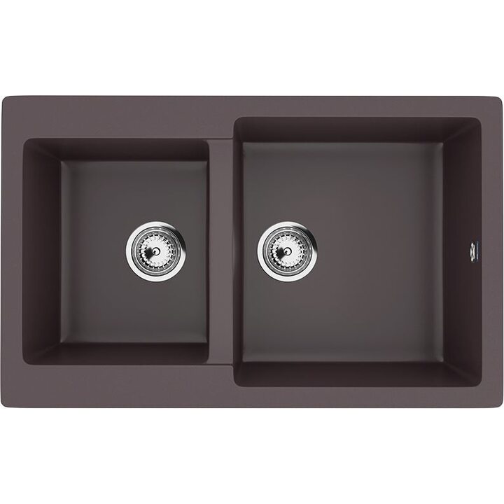 ULGRAN U-505 Кухонная мойка из искусственного камня, 345 Шоколад
