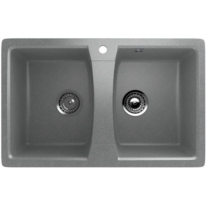 ULGRAN U-402 Кухонная мойка из искусственного камня, 342 Графитовый
