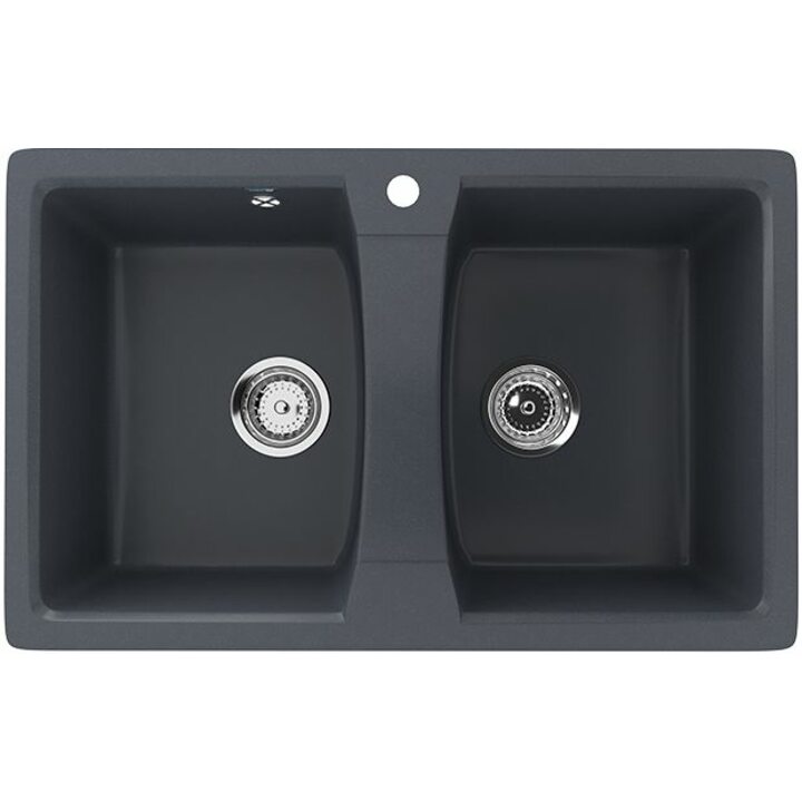ULGRAN U-402 Кухонная мойка из искусственного камня, 343 Антрацит