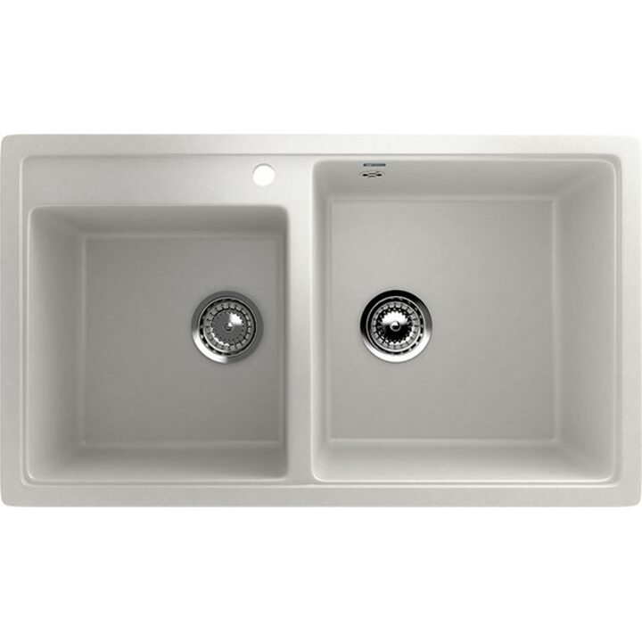 ULGRAN U-200 Кухонная мойка из искусственного камня, 341 Ультра-белый