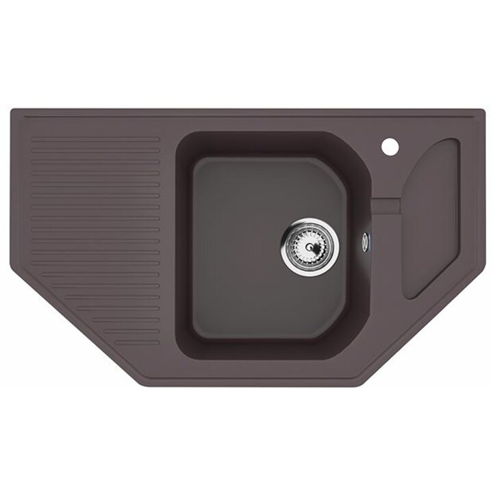 ULGRAN U-109 Кухонная мойка из искусственного камня, 345 Шоколад