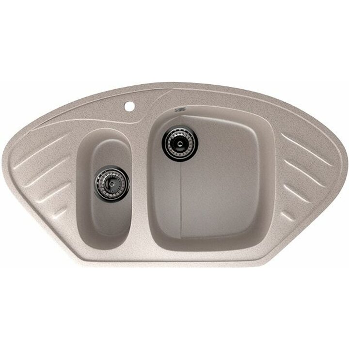 ULGRAN U-105 Кухонная мойка из искусственного камня, 302 Песочный