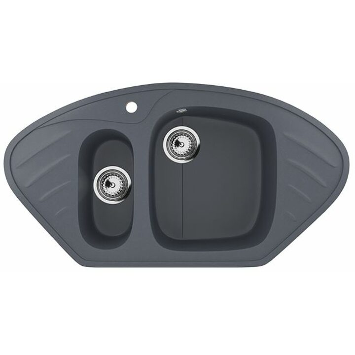ULGRAN U-105 Кухонная мойка из искусственного камня, 343 Антрацит