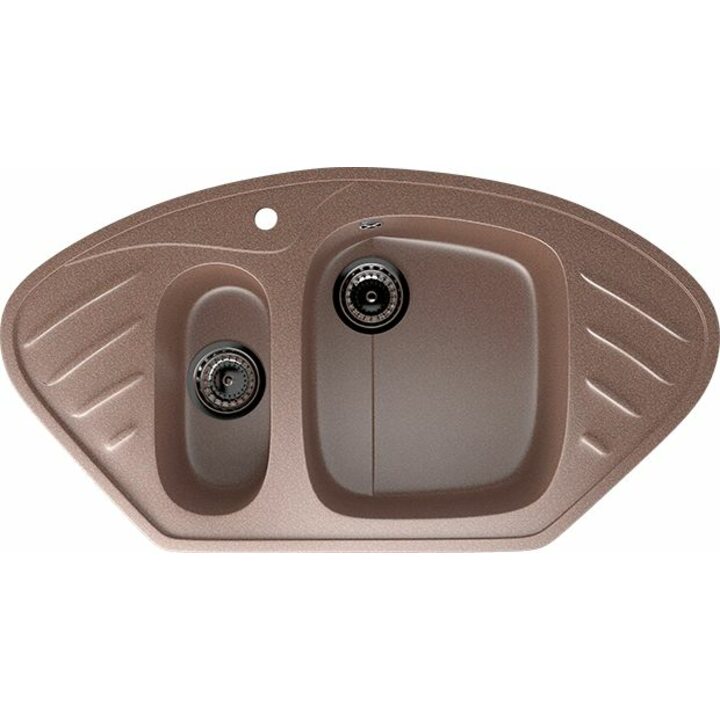 ULGRAN U-105 Кухонная мойка из искусственного камня, 307 Терракот