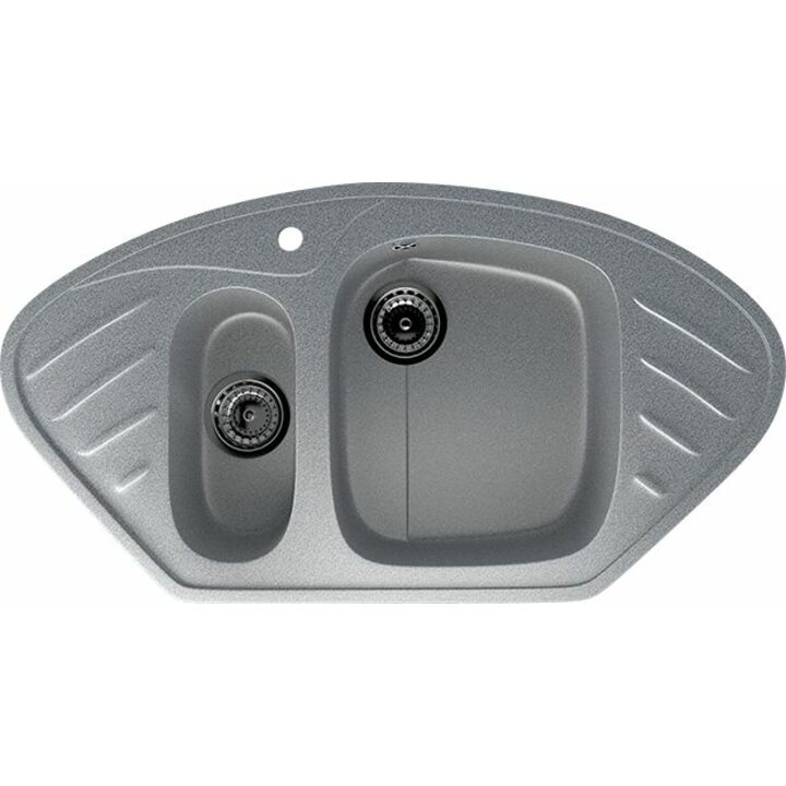 ULGRAN U-105 Кухонная мойка из искусственного камня, 309 Темно-серый