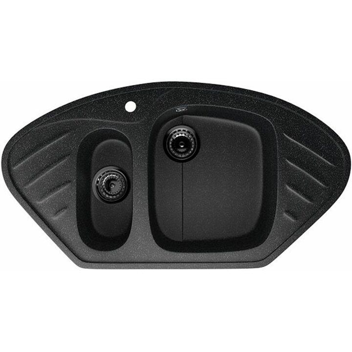 ULGRAN U-105 Кухонная мойка из искусственного камня, 308 Черный