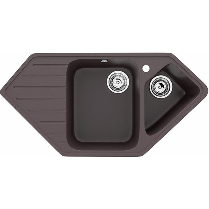 ULGRAN U-409 Кухонная мойка из искусственного камня, 345 Шоколад