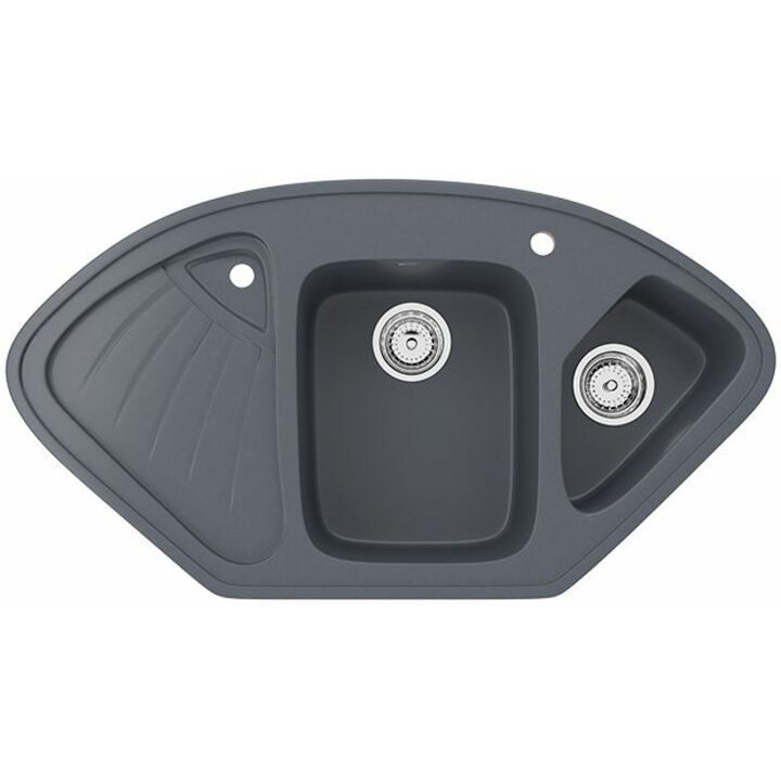 ULGRAN U-501 Кухонная мойка из искусственного камня, 343 Антрацит