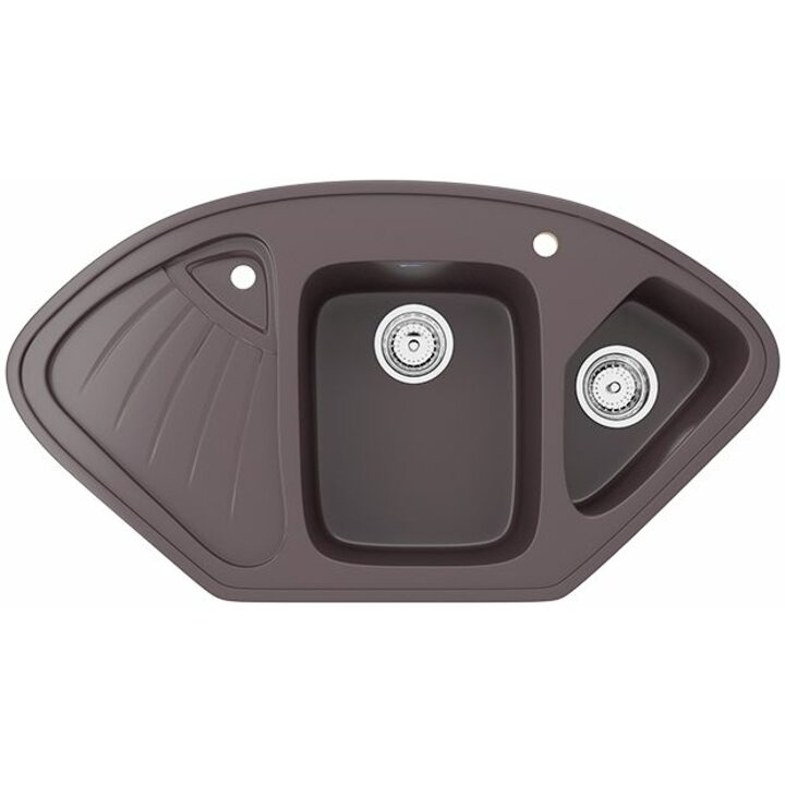 ULGRAN U-501 Кухонная мойка из искусственного камня, 345 Шоколад