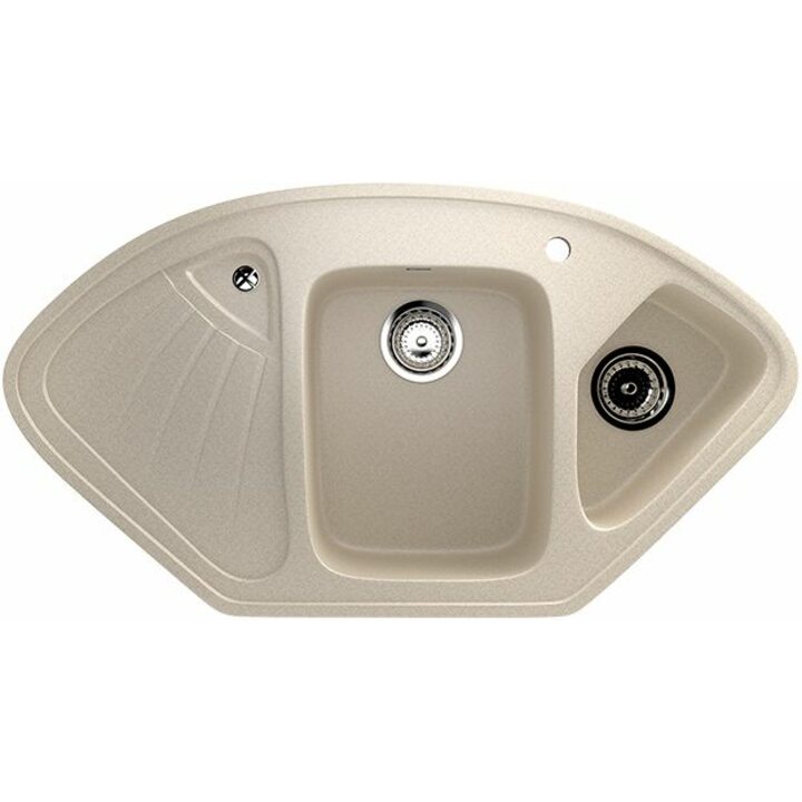 ULGRAN U-501 Кухонная мойка из искусственного камня, 328 Бежевый