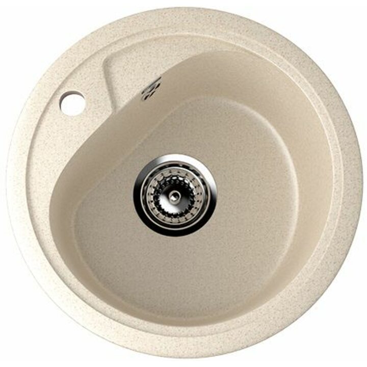 ULGRAN U-500 Кухонная мойка из искусственного камня, 328 Бежевый