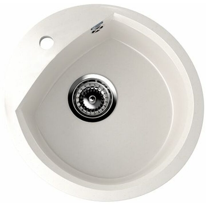 ULGRAN U-407 Кухонная мойка из искусственного камня, 331 Белый