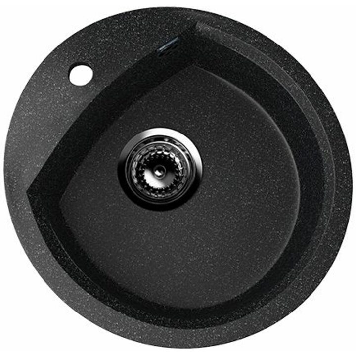 ULGRAN U-407 Кухонная мойка из искусственного камня, 308 Черный