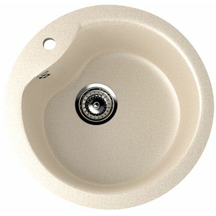 ULGRAN U-102 Кухонная мойка из искусственного камня, 328 Бежевый