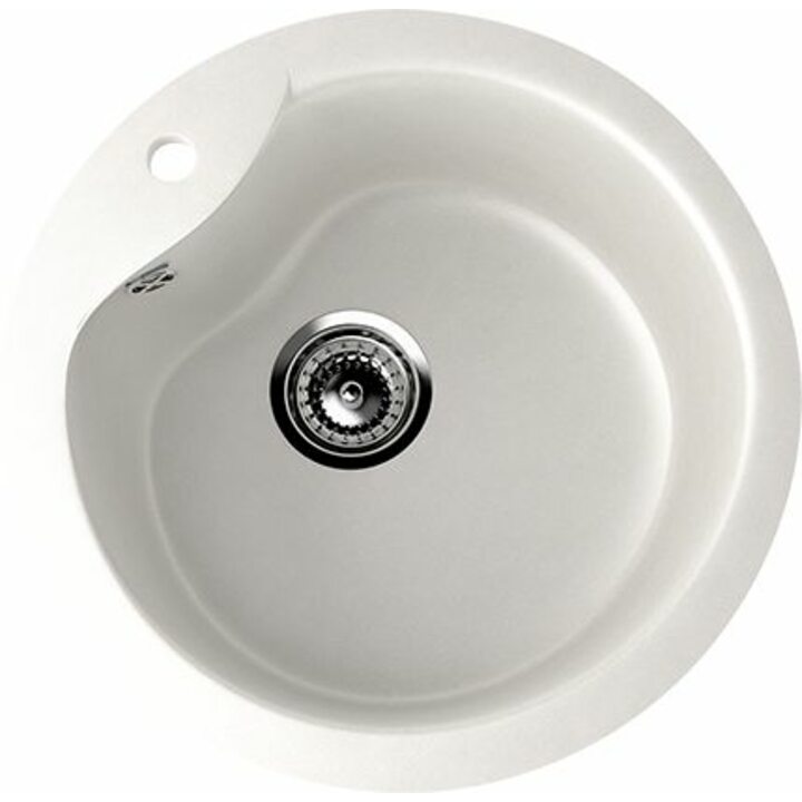 ULGRAN U-102 Кухонная мойка из искусственного камня, 341 Ультра-белый