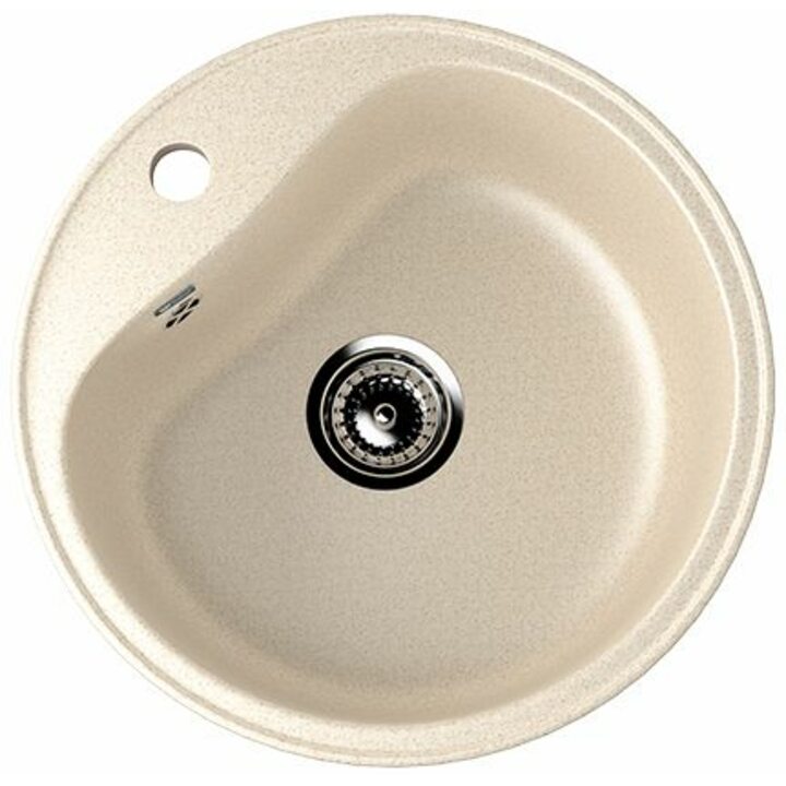 ULGRAN U-100 Кухонная мойка из искусственного камня, 328 Бежевый