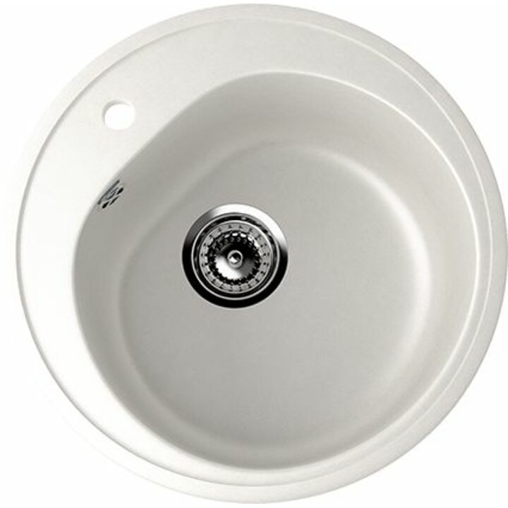 ULGRAN U-101 Кухонная мойка из искусственного камня, 341 Ультра-белый