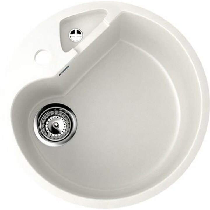 ULGRAN U-108 Кухонная мойка из искусственного камня, 341 Ультра-белый