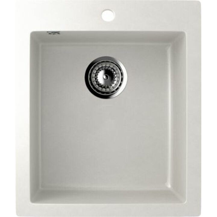 ULGRAN U-404 Кухонная мойка из искусственного камня, 341 Ультра-белый