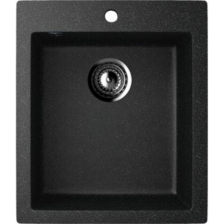 ULGRAN U-404 Кухонная мойка из искусственного камня, 308 Черный