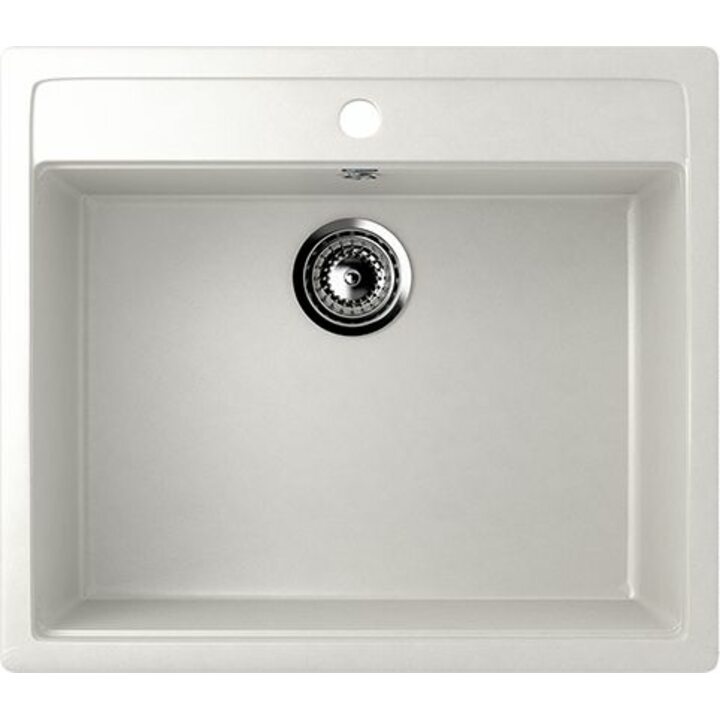 ULGRAN U-104 Кухонная мойка из искусственного камня, 341 Ультра-белый