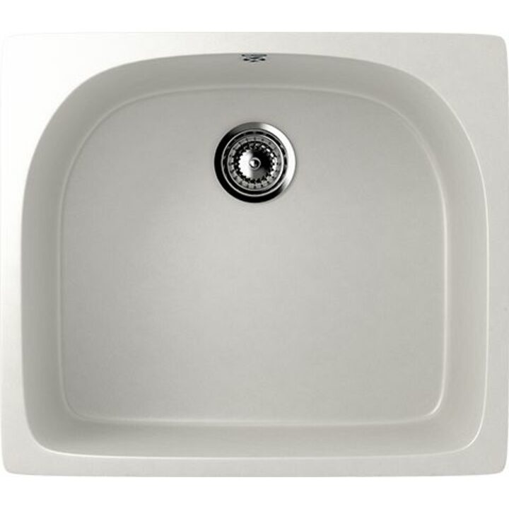 ULGRAN U-408 Кухонная мойка из искусственного камня, 341 Ультра-белый