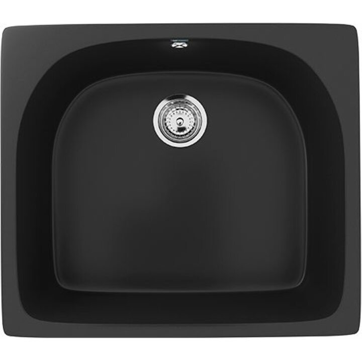 ULGRAN U-408 Кухонная мойка из искусственного камня, 344 Ультра-черный