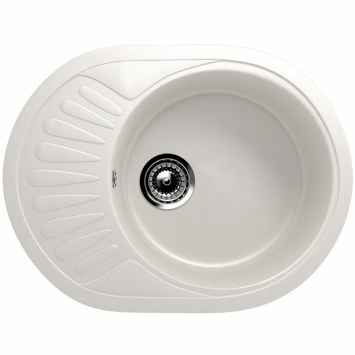 ULGRAN U-107m Кухонная мойка из искусственного камня, 331 Белый