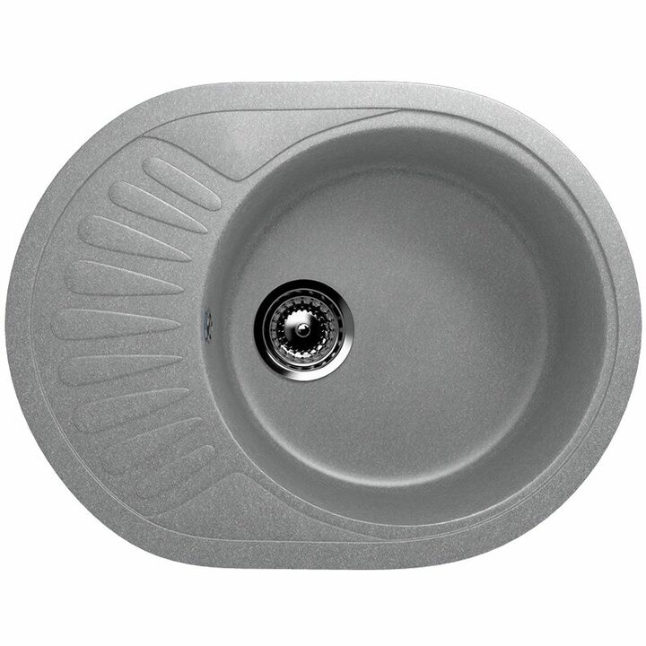 ULGRAN U-107m Кухонная мойка из искусственного камня, 342 Графитовый