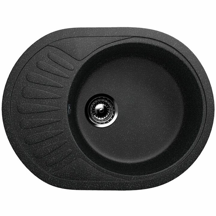 ULGRAN U-107m Кухонная мойка из искусственного камня, 308 Черный