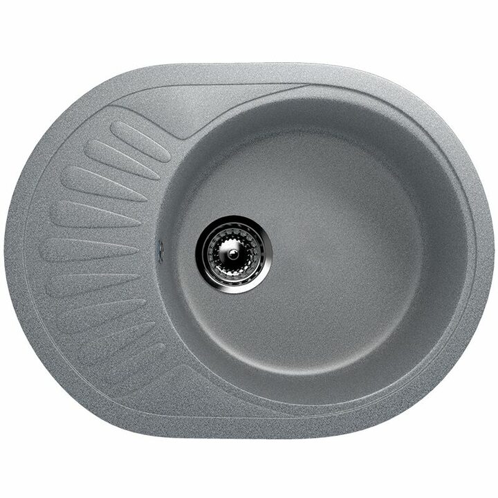 ULGRAN U-107m Кухонная мойка из искусственного камня, 309 Темно-серый